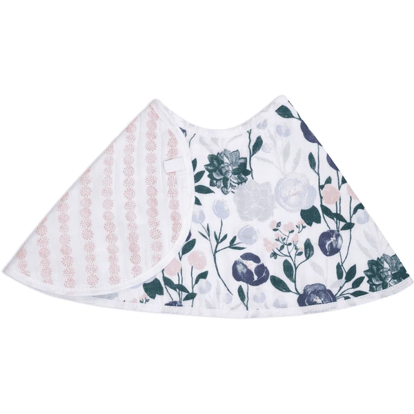 Aden + Anais™ Essentials Baumwoll-Musselin-Baby-Lätzchen Flowers Bloom 1 Aden + Anais™ Essentials Baumwoll-Musselin-Baby-Lätzchen Flowers Bloom