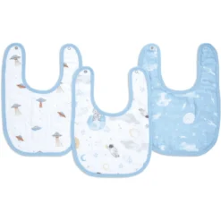 Aden + Anais™ Essentials Baumwoll-Musselin-Lätzchen Space Explorers 3er Pack
