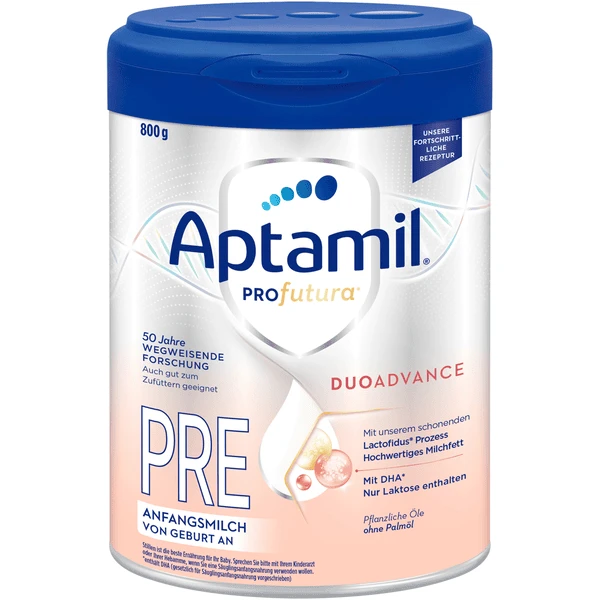 Aptamil Anfangsmilch Profutura Duo Advance Pre 800 G Von Geburt An 1 Aptamil Anfangsmilch Profutura Duo Advance Pre 800 G Von Geburt An