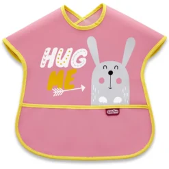 BabyJem Lätzchen XL Mit Wischbezug Pink