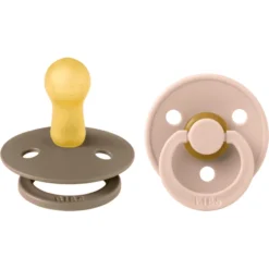 BIBS® Schnuller Colour Dark Oak/Blush 6-18 Monate, 2 Stk.