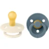 BIBS® Schnuller Colour Ivory & Petrol 0-6 Monate, 2 Stk.