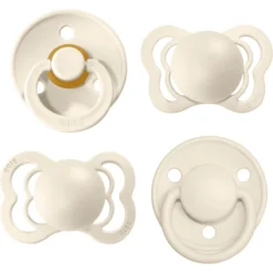 BIBS® Schnuller Try-it Kollektion Ivory 0-6 Monate, 4 Stk.