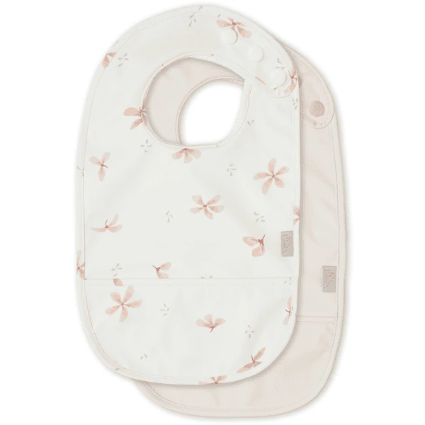 Cam Cam Copenhagen Cam Cam® COPENHAGEN Poly-Lätzchen Mit Tasche 2er Pack Windflower Creme Rosa 1 Cam Cam Copenhagen Cam Cam® COPENHAGEN Poly-Lätzchen Mit Tasche 2er Pack Windflower Creme Rosa