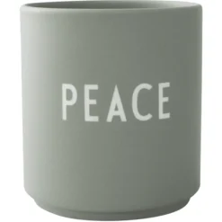 Design Letters Porzellanbecher Favourite Cups Mit Lasergravur Green