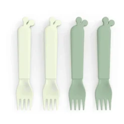 Done By Deer™ Kiddish Gabel 4-er Pack Raffi Grün