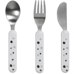 Done By Deer™ Kinderbesteck Dreamy Dots Weiß Ab Dem 6. Monat