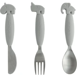 Done By Deer™ Kinderbesteckset Grau Ab Dem 6. Monat