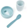 Done By Deer™ Silikon Geschirr-Set First Meal Blau