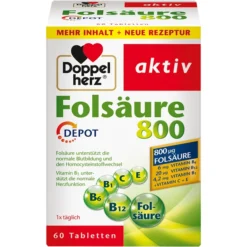 Doppelherz Folsäure 800 Depot + B1 + B6 + B12 + C + E