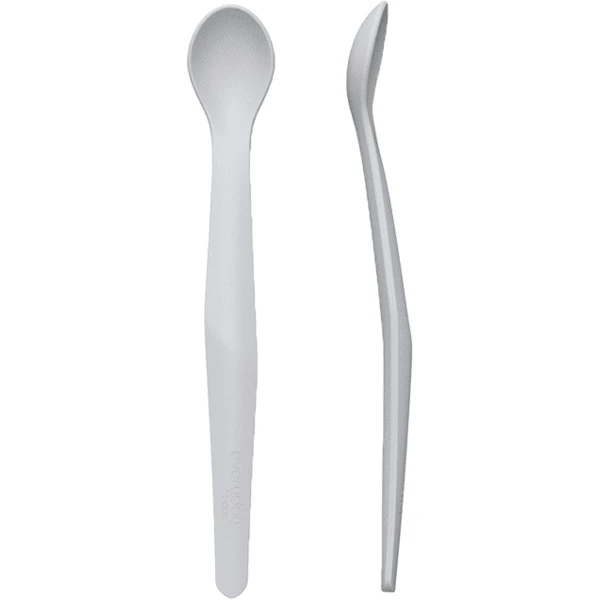 Everyday® Baby Silikonlöffel, 2 Stk. In Quiet Grey 1 Everyday® Baby Silikonlöffel, 2 Stk. In Quiet Grey