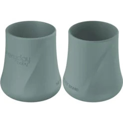 Everyday® Baby Trinkbecher Silikon 2er-Set, Harmony Green