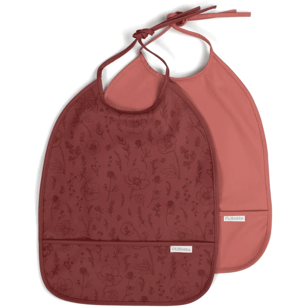 Filibabba Bindelätzchen 2er-Pack - Fall Flowers 1 Filibabba Bindelätzchen 2er-Pack - Fall Flowers