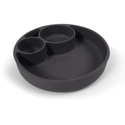 Filibabba Geteilter Silikon Teller - Stone Grey