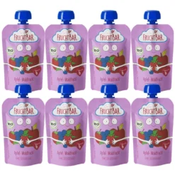FRUCHTBAR® Bio-Püree Apfel-Waldfrucht Ab Dem 6.Monat 8 X 100g