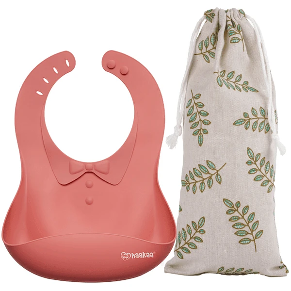 Haakaa® Babylätzchen, Rot 1 Haakaa® Babylätzchen, Rot