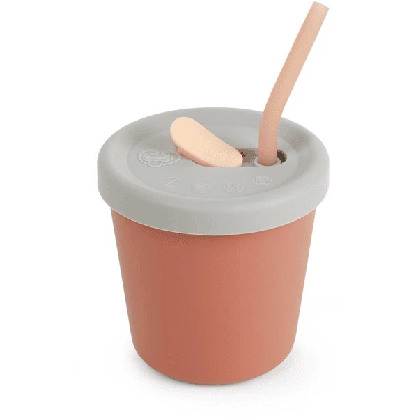 Haakaa® Trinkhalmbecher Ab 6 Monaten, Dunkelrot 1 Haakaa® Trinkhalmbecher Ab 6 Monaten, Dunkelrot