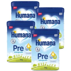 Humana Anfangsmilch Pre 4x 750g Ab Der Geburt