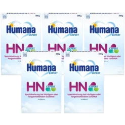 Humana Spezialnahrung HN Expert Bei Häufigem Oder Langanhaltendem Durchfall 5 X 300 G Von Geburt An