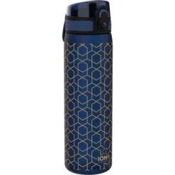 Ion8 Trinkflasche Auslaufsicher, Schlank, Geometrisch, 500 Ml