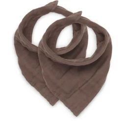 Jollein Lätzchen Bandana Faltig Kastanie 2er Pack