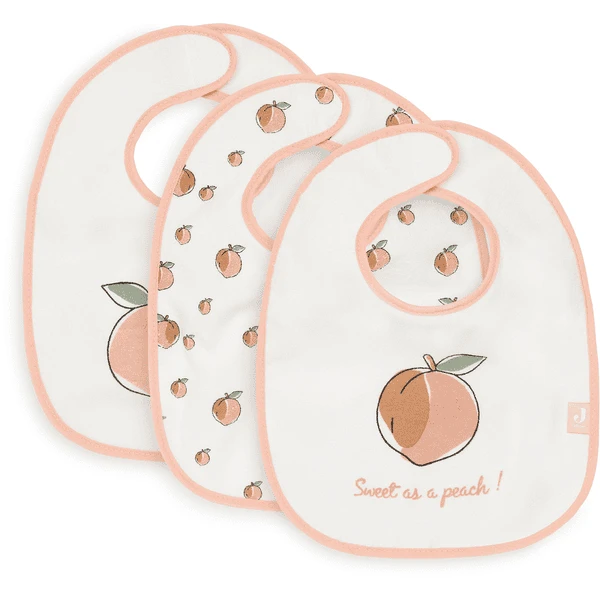Jollein Lätzchen Peach Orange 3er Pack 1 Jollein Lätzchen Peach Orange 3er Pack