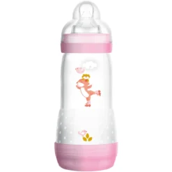MAM Babyflasche Easy Start Anti-Colic, 320 Ml Ab 4+ Monate, Tiger