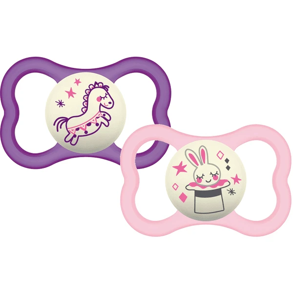 MAM Schnuller Air Night 16+ Monate Silikon Hase/ Pferd 1 MAM Schnuller Air Night 16+ Monate Silikon Hase/ Pferd