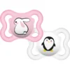 MAM Schnuller Supreme Silikon 0-6 Hase/ Pinguin