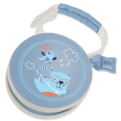 MAM Schnullertäschchen In Blau, Motiv: Katze