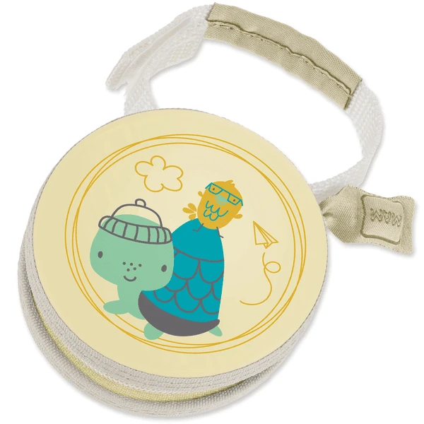 MAM Schnullertäschchen In Gelb, Motiv: Schildkröte 1 MAM Schnullertäschchen In Gelb, Motiv: Schildkröte