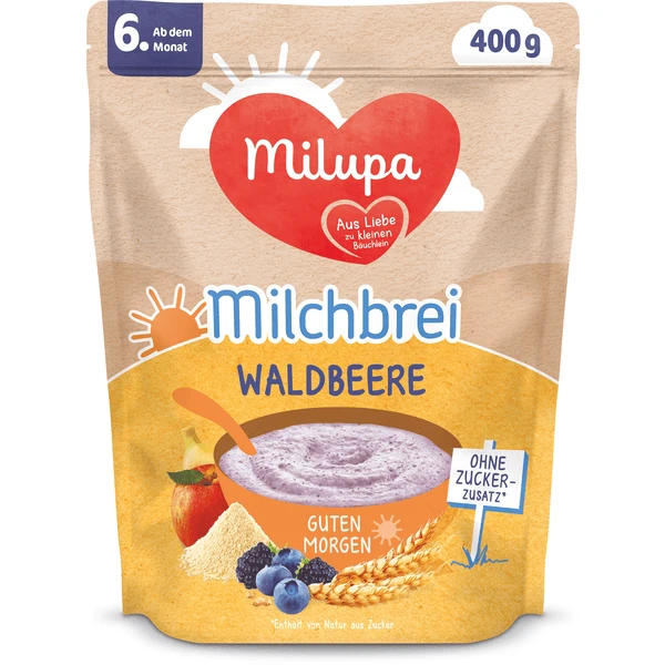 Milupa Milchbrei Waldbeere Guten Morgen 400 G Ab Dem 6. Monat 1 Milupa Milchbrei Waldbeere Guten Morgen 400 G Ab Dem 6. Monat