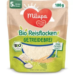Milupa Reisflocken Bio Getreidebrei 180 G Nach Dem 4. Monat