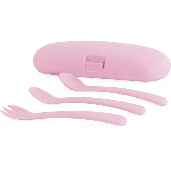 Miniland Picneat Besteckset Pink 1 Miniland Picneat Besteckset Pink