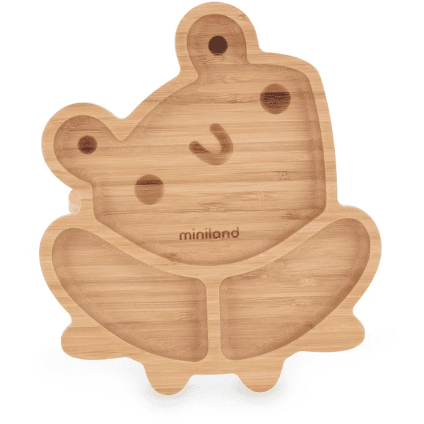 Miniland Teller Wooden Plate Frog 1 Miniland Teller Wooden Plate Frog