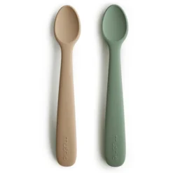 Mushie Silikonlöffel Dried Thyme/Natural