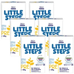 Nestlé Anfangsmilch Pre LITTLE STEPS 6x 500g Ab Der Geburt