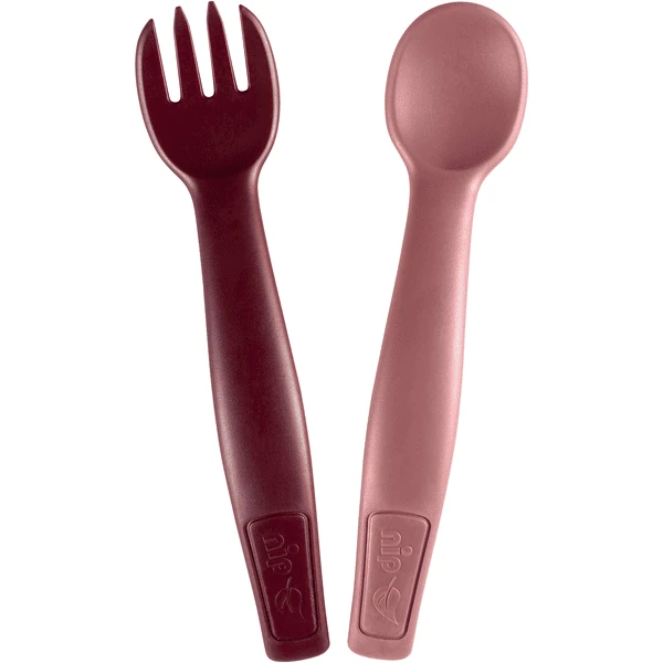 Nip Esslernbesteck Eat Green, Rot 1 Nip Esslernbesteck Eat Green, Rot