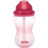 Nuby Nûby Auslaufsichere Trinkhalmtasse Soft Flip-It 355 Ml In Pink