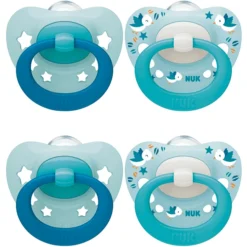 NUK Schnuller Signature, Boy Gr. 1, 4 Stück