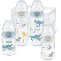 NUK Starter Set First Choice⁺ Temperature Control, Ab Der Geburt Blau/beige