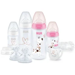 NUK Starterset Perfect Start Mit First Choice⁺ Babyflasche In Rosa