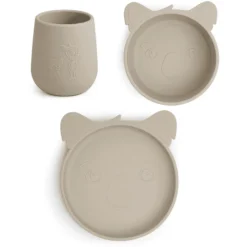 Nuuroo Geschirrset Judi Koala 3er Set, Cobblestone