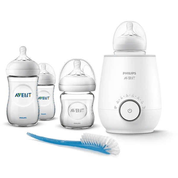 Philips Avent Starterset Inklusive Flaschenwärmer, Natural Flasche 260ml, Natural Flasche Glas 120 Ml, Flaschen- Und Saugerbürste 1 Philips Avent Starterset Inklusive Flaschenwärmer, Natural Flasche 260ml, Natural Flasche Glas 120 Ml, Flaschen- Und Saugerbürste