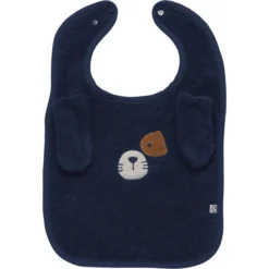 Pippi Frottee Lätzchen Dunkelblau