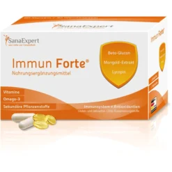 SanaExpert Nahrungsergänzungsmittel Immune Forte Zur Unterstützung Des Immunsystems 1 X Monatspackung á 90 Kapseln