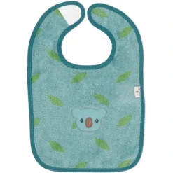 Sterntaler GOTS Klettlätzchen Kalla Blau Melange