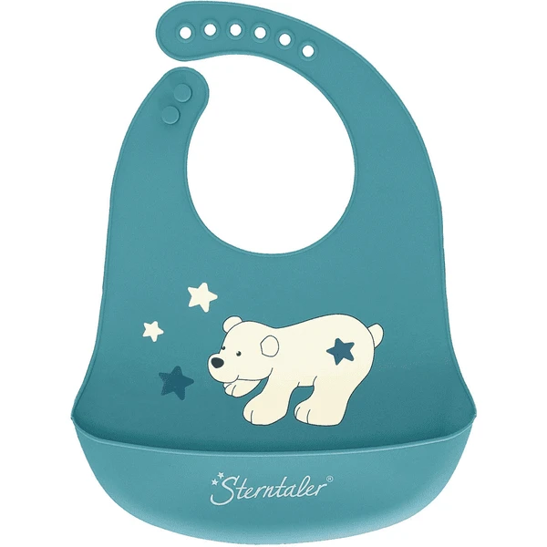 Sterntaler Silikon-Lätzchen Elia Dunkeltürkis 1 Sterntaler Silikon-Lätzchen Elia Dunkeltürkis