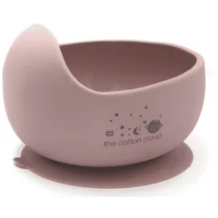 The Cotton Cloud Esslernschüssel Aus Silikon Dusty Pink