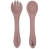 The Cotton Cloud Kinderbesteckset Aus Silikon Dusty Pink